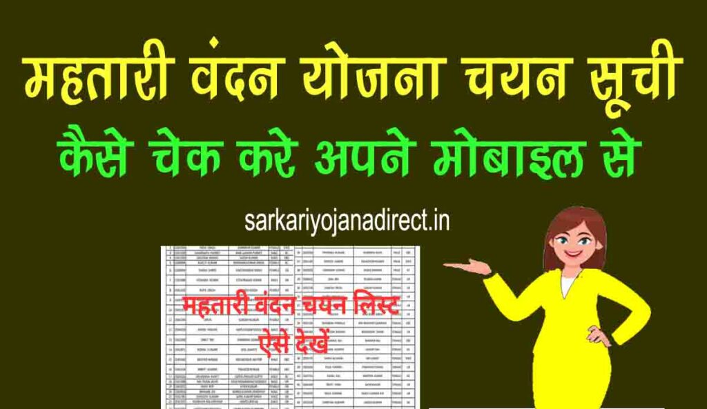 Mahtari Vandan Yojana list