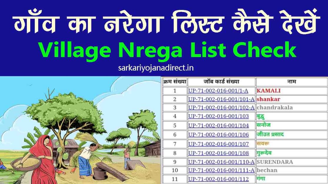 Village Nrega List Check